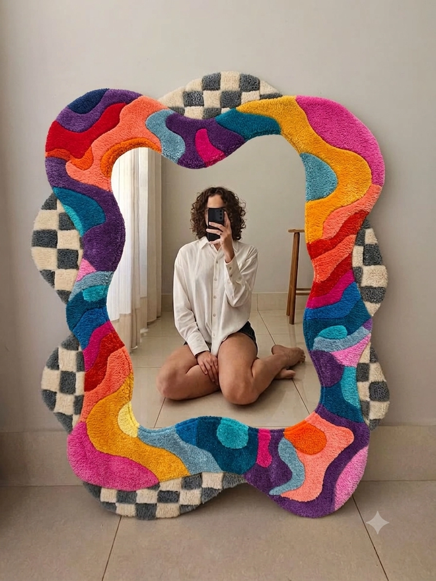 category Tufted Mirror
